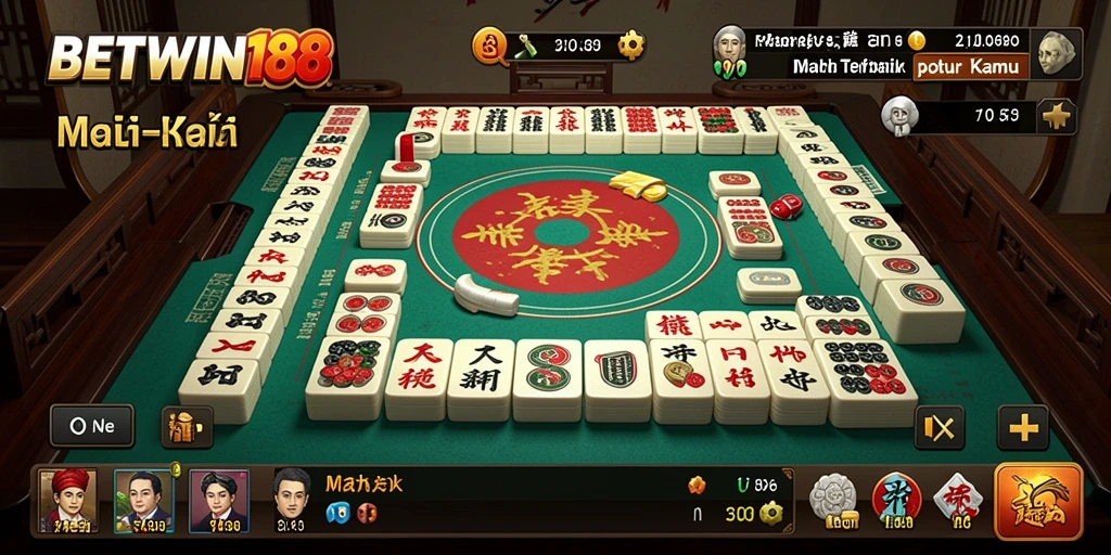 Tangkapan layar BETWIN188 menampilkan gameplay Mahjong yang seru dan menarik.