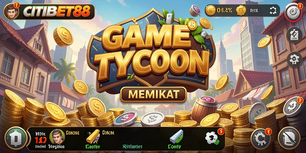 Screenshot utama CITIBET88 menampilkan gameplay Tycoon yang seru dan menarik.