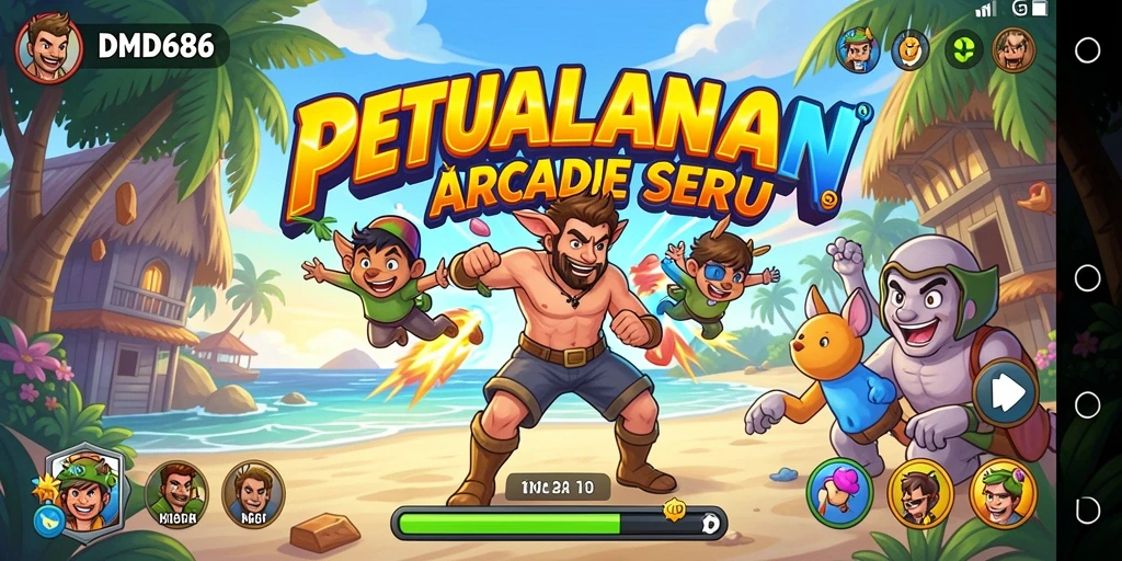 Screenshot utama DMD686 menampilkan momen gameplay yang penuh aksi.
