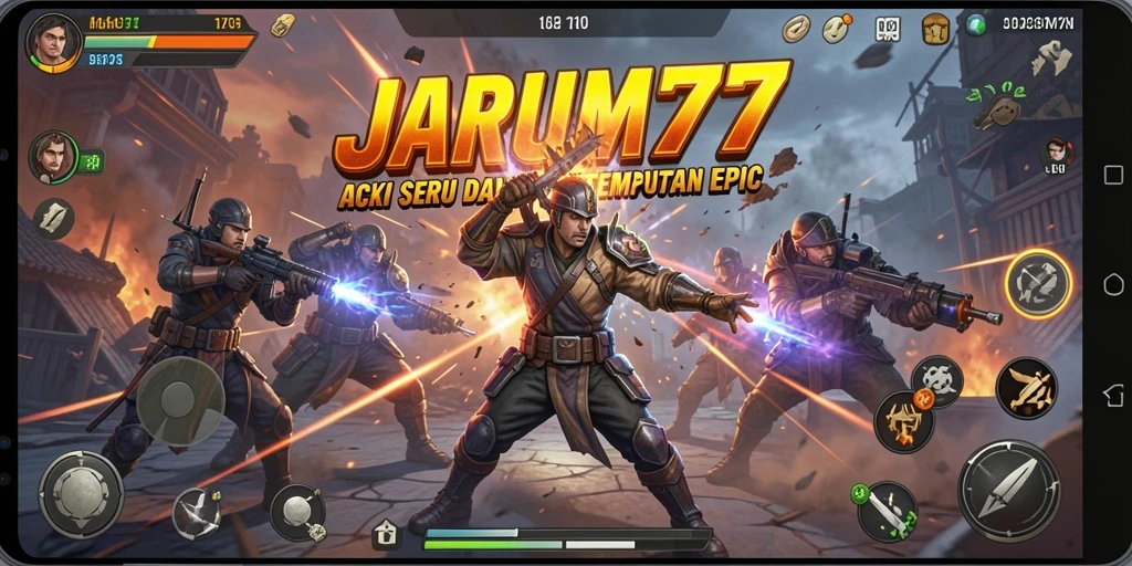 Tampilan gameplay JARUM77 yang seru dan penuh aksi.