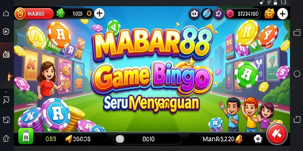 Tampilan gameplay Bingo di MABAR88 yang seru dan interaktif.